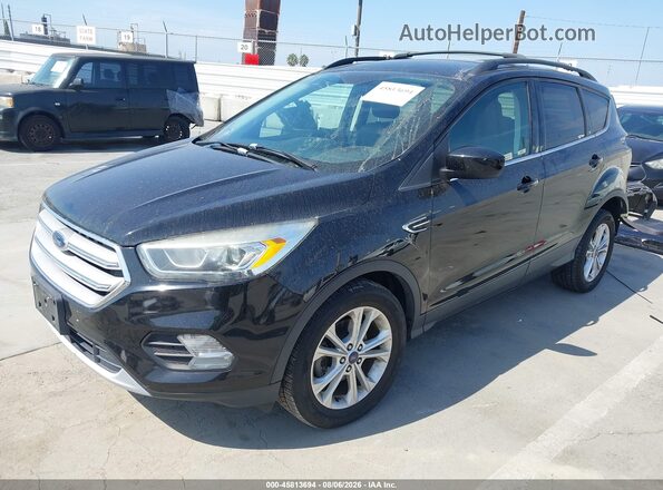 1FMCU0HD2JUA86295 2018 FORD ESCAPE Black Передня ліва чверть