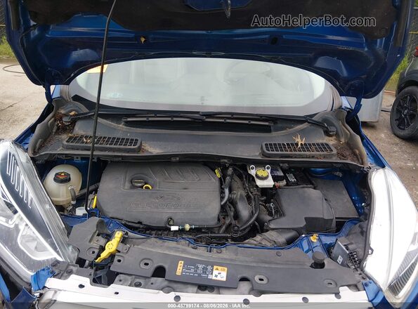 1FMCU0HD2JUB42753 2018 FORD ESCAPE Blue Vista trasera