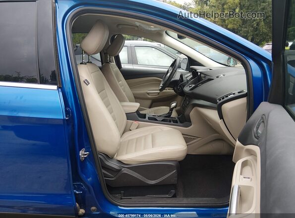 1FMCU0HD2JUB42753 2018 FORD ESCAPE Blue Vista interior delantera