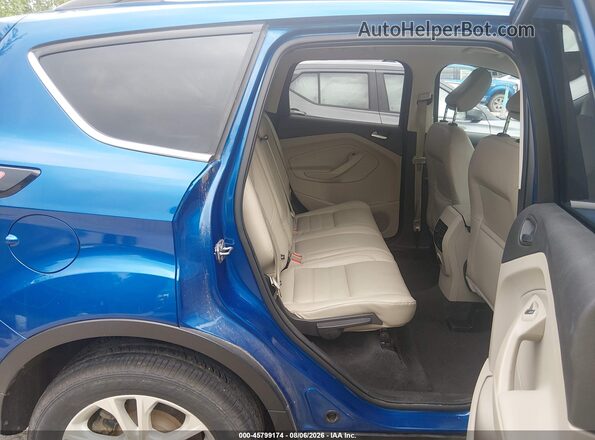 1FMCU0HD2JUB42753 2018 FORD ESCAPE Blue Vista de la etiqueta del VIN
