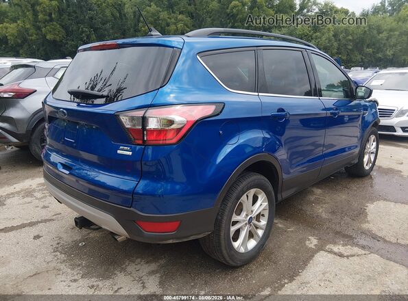 1FMCU0HD2JUB42753 2018 FORD ESCAPE Blue Trasero derecho