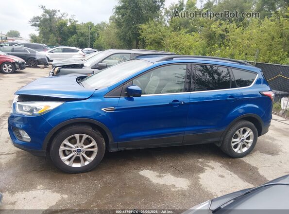 1FMCU0HD2JUB42753 2018 FORD ESCAPE Blue Vista interior de 360 grados