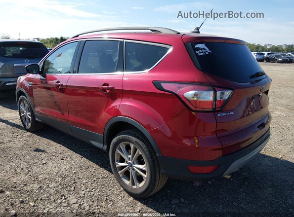 1FMCU0HD2JUC57062 2018 FORD ESCAPE Red Trasero izquierdo