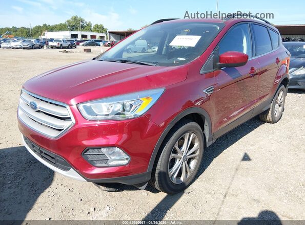 1FMCU0HD2JUC57062 2018 FORD ESCAPE Red Vista tres cuartos delantera izquierda