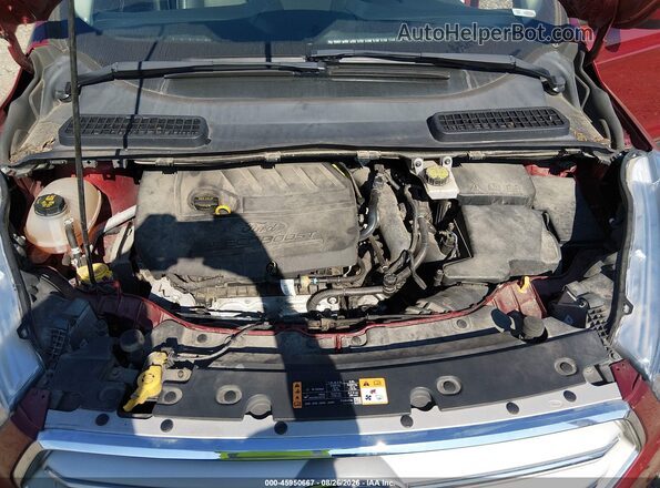 1FMCU0HD2JUC57062 2018 FORD ESCAPE Red Vista trasera