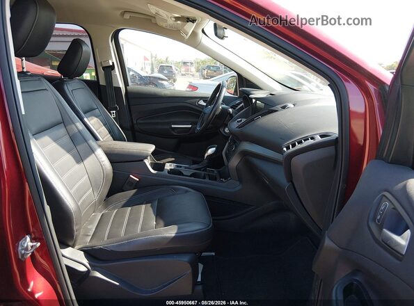1FMCU0HD2JUC57062 2018 FORD ESCAPE Red Vista interior delantera
