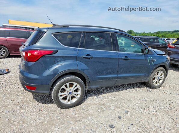 1FMCU0HD2KUA18709 2019 FORD ESCAPE Blue Задня права чверть
