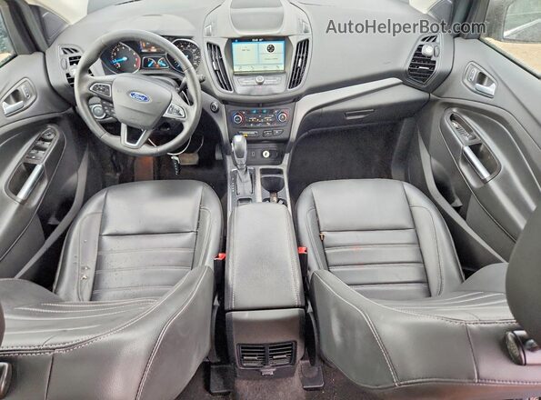 1FMCU0HD2KUC50971 2019 FORD ESCAPE Black Widok deski rozdzielczej