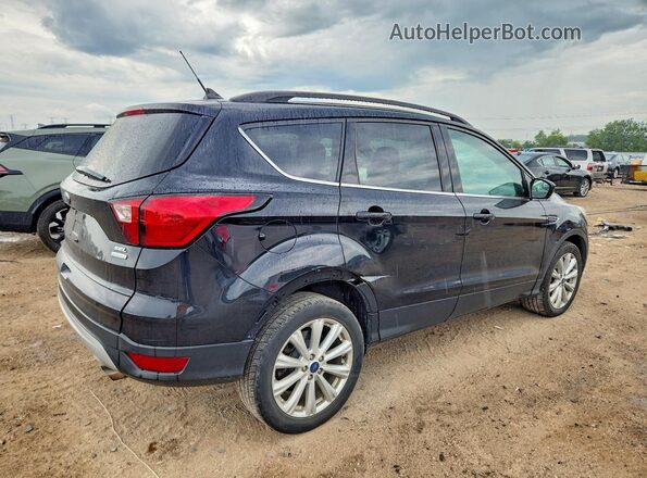 1FMCU0HD2KUC50971 2019 FORD ESCAPE Black Tył prawy