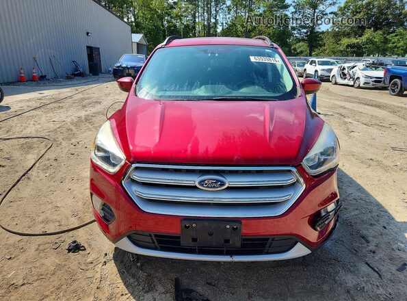 1FMCU0HD3JUB27193 2018 FORD ESCAPE Burgundy წინა ხედი