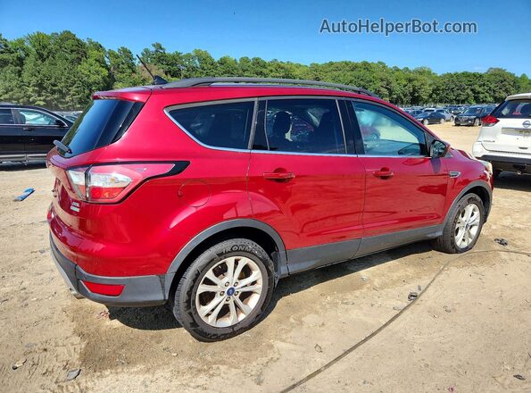 1FMCU0HD3JUB27193 2018 FORD ESCAPE Burgundy უკანა მარჯვენა