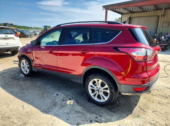 1FMCU0HD3JUB27193 2018 FORD ESCAPE Burgundy უკანა მარცხენა