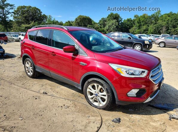 1FMCU0HD3JUB27193 2018 FORD ESCAPE Burgundy წინა მარჯვენა