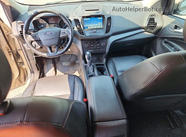 1FMCU0HD3JUC00708 2018 FORD ESCAPE Beige Առջևի վահանակի տեսք