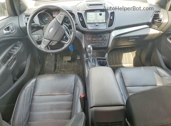 1FMCU0HD3JUC39797 2018 FORD ESCAPE Black წინა პანელის ხედი