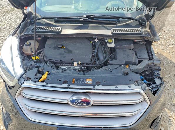 1FMCU0HD3JUC39797 2018 FORD ESCAPE Black უკანა სალონის ხედი