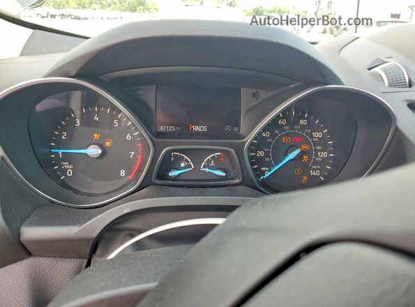 1FMCU0HD3JUC39797 2018 FORD ESCAPE Black ხელსაწყოთა პანელის ხედი