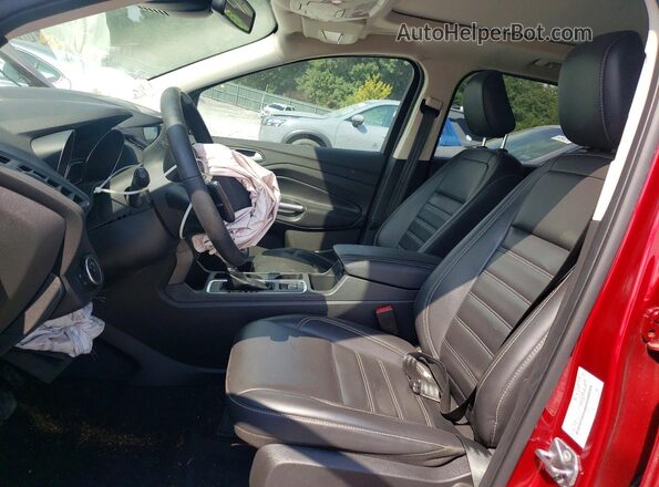 1FMCU0HD4KUB47910 2019 FORD ESCAPE Red Вид салону спереду