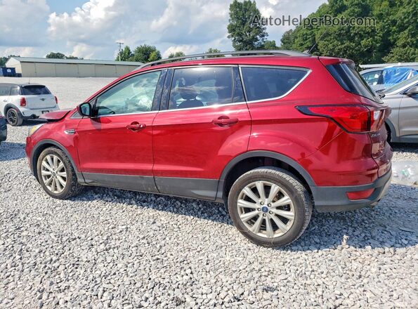 1FMCU0HD4KUB47910 2019 FORD ESCAPE Red Задня ліва чверть