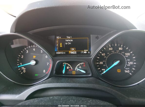 1FMCU0HD5KUB28489 2019 FORD ESCAPE Белый Вид задних сидений