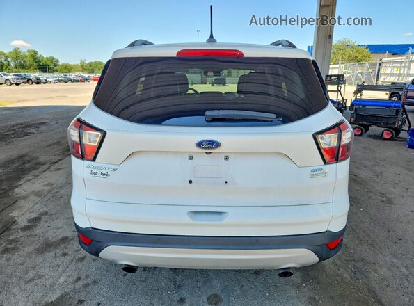 1FMCU0HD6JUA63103 2018 FORD ESCAPE White Вид ззаду