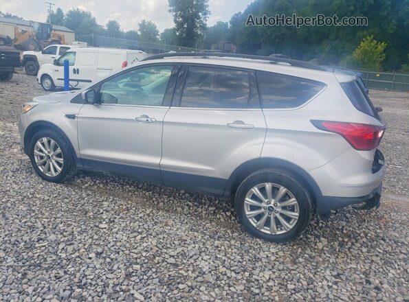 1FMCU0HD6KUB45169 2019 FORD ESCAPE Silver Trasero izquierdo