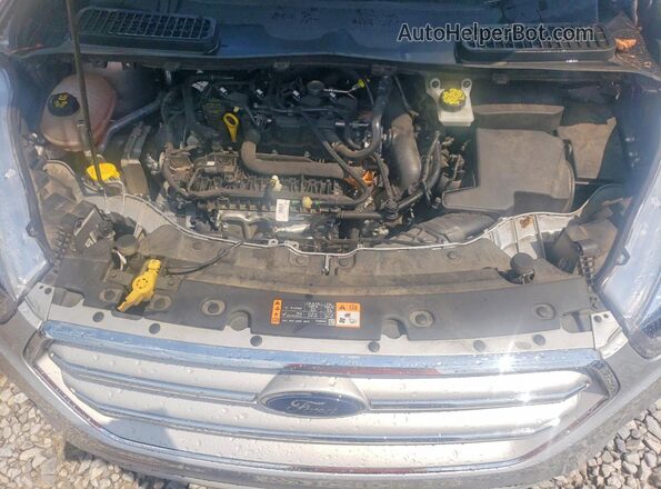 1FMCU0HD6KUB45169 2019 FORD ESCAPE Silver Vista del compartimento del motor