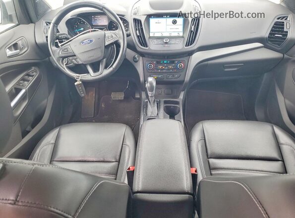 1FMCU0HD6KUB59203 2019 FORD ESCAPE Silver Widok deski rozdzielczej