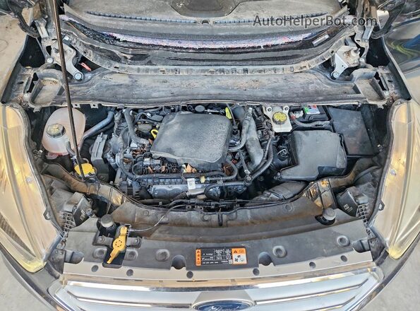 1FMCU0HD6KUB78172 2019 FORD ESCAPE Black უკანა სალონის ხედი