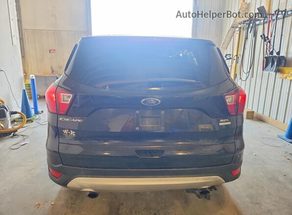 1FMCU0HD6KUB78172 2019 FORD ESCAPE Black უკანა ხედი