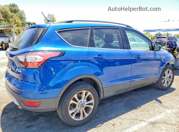 1FMCU0HD7JUB16777 2018 FORD ESCAPE Blue Trasero derecho
