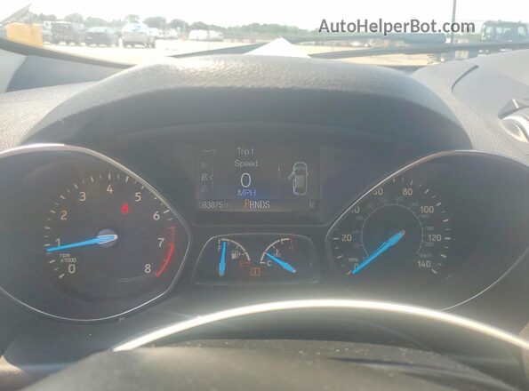 1FMCU0HD7JUD57075 2018 FORD ESCAPE Beige Սարքավորումների վահանակի տեսք