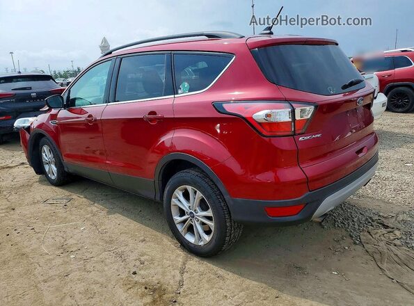 1FMCU0HD8JUA90772 2018 FORD ESCAPE Red Trasero izquierdo