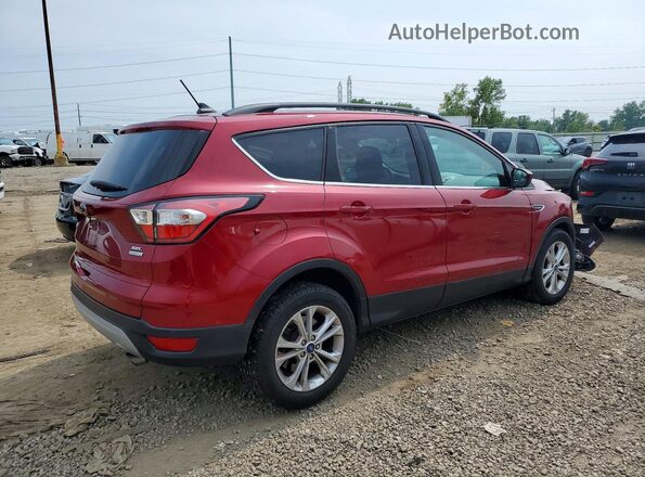 1FMCU0HD8JUA90772 2018 FORD ESCAPE Red Trasero derecho