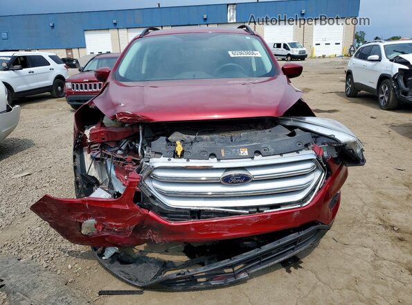 1FMCU0HD8JUA90772 2018 FORD ESCAPE Red Vista frontal