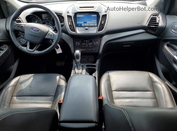 1FMCU0HD8JUA90772 2018 FORD ESCAPE Red Vista del salpicadero
