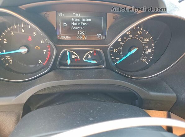 1FMCU0HD8JUB79838 2018 FORD ESCAPE White Սարքավորումների վահանակի տեսք