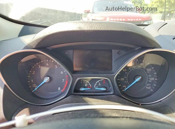 1FMCU0HD8JUD14719 2018 FORD ESCAPE Silver Instrument cluster view