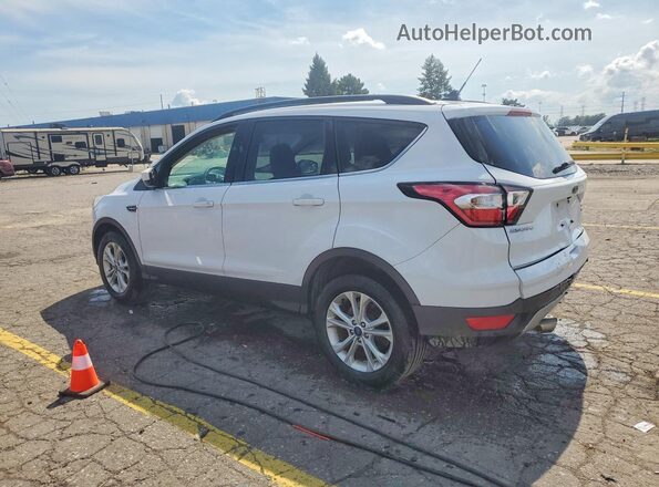 1FMCU0HD9JUC32191 2018 FORD ESCAPE Белый Задняя левая четверть