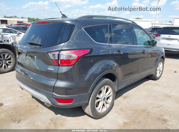 1FMCU0HD9JUD54629 2018 FORD ESCAPE Gray Задня права чверть