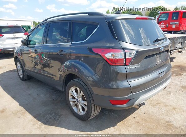 1FMCU0HD9JUD54629 2018 FORD ESCAPE Gray Задня ліва чверть