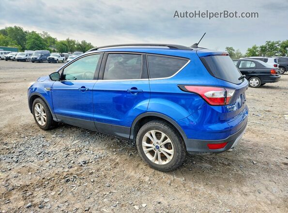 1FMCU0HDXJUA21663 2018 FORD ESCAPE Blue Задня ліва чверть