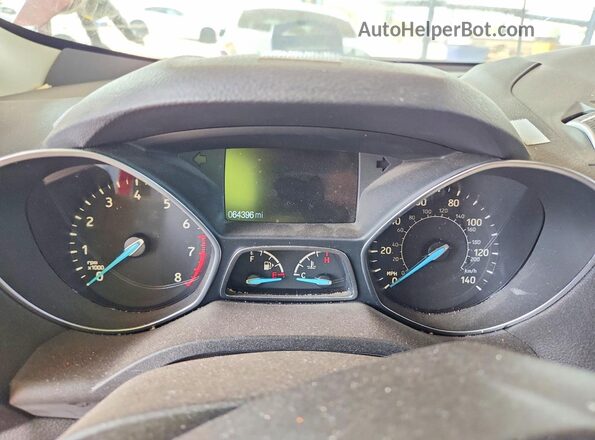 1FMCU0HDXJUB44377 2018 FORD ESCAPE Red Vista del cuadro de instrumentos