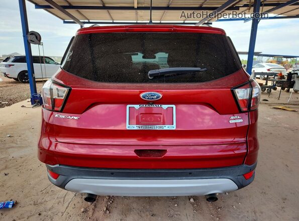 1FMCU0HDXJUB44377 2018 FORD ESCAPE Red Vista trasera