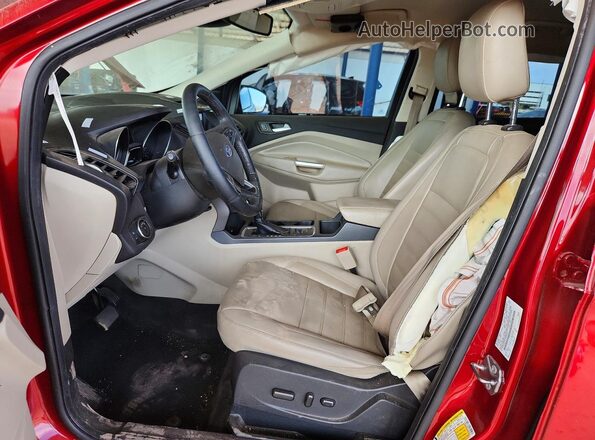 1FMCU0HDXJUB44377 2018 FORD ESCAPE Red Vista interior delantera