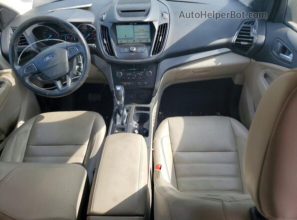 1FMCU0HDXJUB67626 2018 FORD ESCAPE Blue Widok deski rozdzielczej