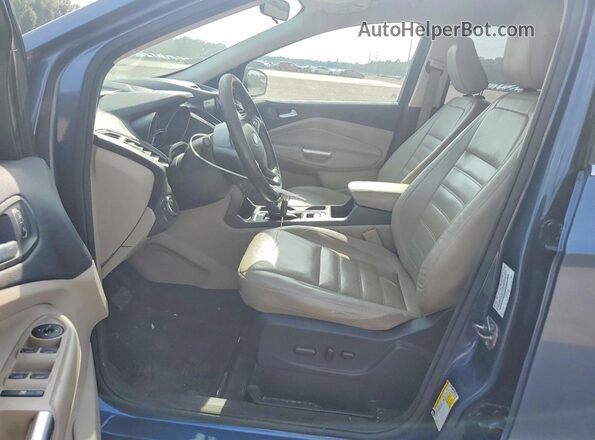 1FMCU0HDXJUB67626 2018 FORD ESCAPE Blue Widok wnętrza z przodu