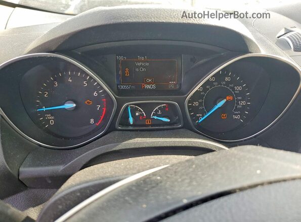 1FMCU0HDXJUB67626 2018 FORD ESCAPE Blue Widok zestawu wskaźników