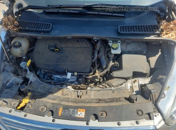 1FMCU0HDXJUD36768 2018 FORD ESCAPE Серебряный Вид подкапотного пространства