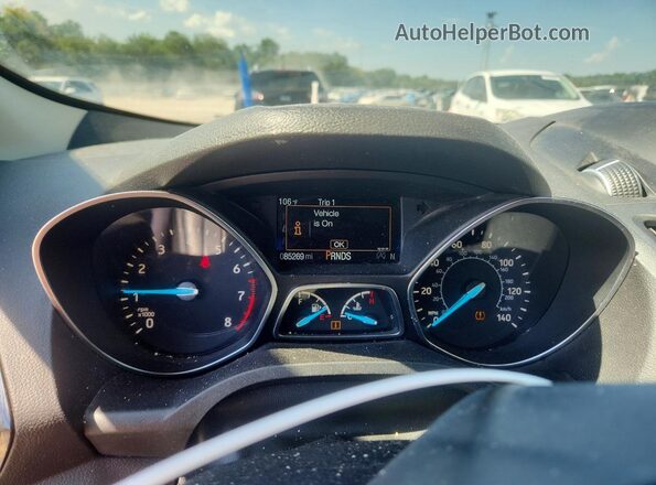 1FMCU0HDXJUD36768 2018 FORD ESCAPE Серебряный Вид щитка приборов